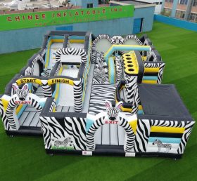 GF3-445 Zebra Theme Inflatable Park