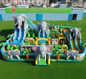GF3-529 Elephant Theme Inflatable Park