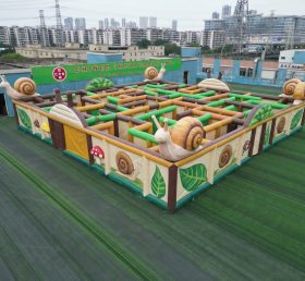 MAZE1-138 Snail Theme Inflatable Maze