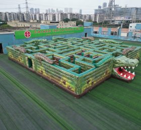 MAZE1-38 Crocodile Theme Inflatable Maze