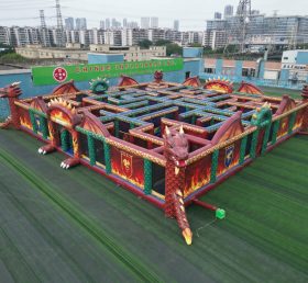 MAZE1-46 Dragon Theme Inflatable Maze