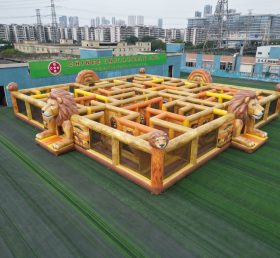 MAZE1-82 Lion Theme Inflatable Maze