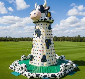 T11-4545 Cow Theme Inflatable Climbing W...