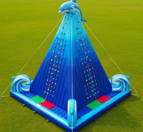 T11-4568 Dolphin Theme Inflatable Climbi...