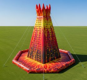 T11-4726 Volcano Theme Inflatable Climbi...