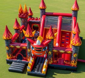 T5-2251 Blaze Monster Theme Inflatable C...