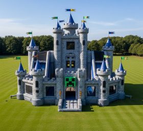 T5-2365 Minecraft Theme Inflatable Castl...