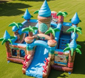 T5-2372 Moana Theme Inflatable Castles