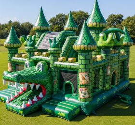 T5-2597 Crocodile Theme Inflatable Castl...