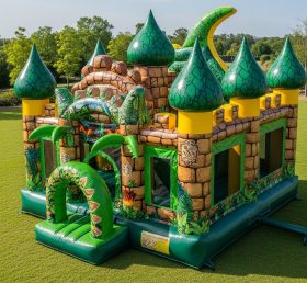 T5-2600 Dinosaur Theme Inflatable Castle...
