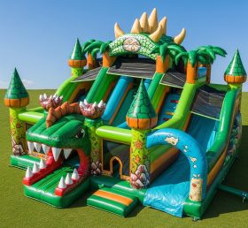 T5-2884 Dinosaur Theme Inflatable Castle...