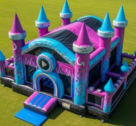 T5-3091 TikTok Theme Inflatable Castles