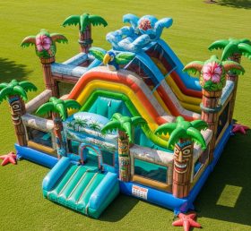 T5-3103 Tropical Theme Inflatable Castle...