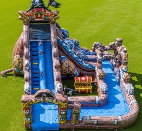 T8-9330 Pirates Theme Inflatable Water S...