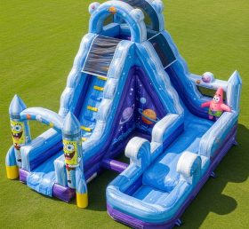 T8-9356 Spongebob Theme Inflatable Water...