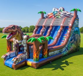 T8-9393 Dinosaur Theme Inflatable Dry Sl...