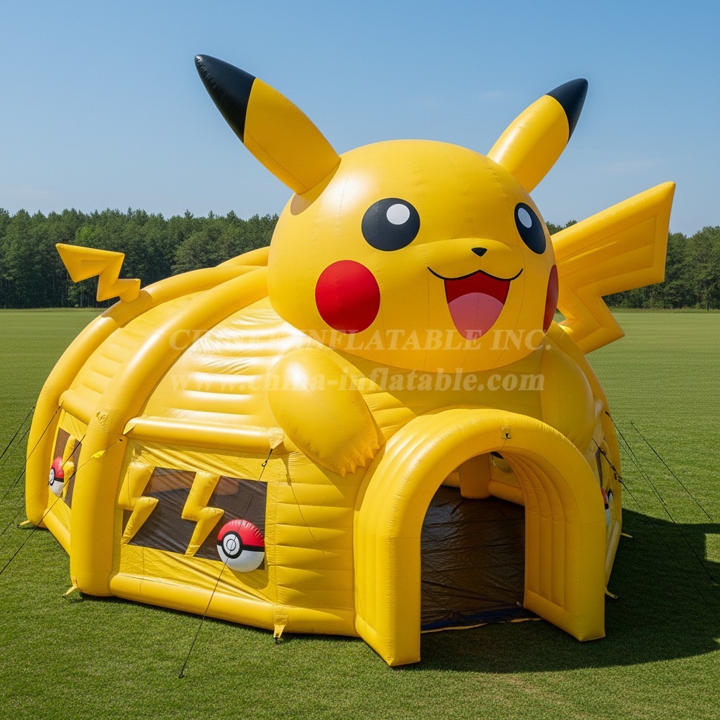 Tent1-6036 Pikachu Theme Inflatable Tent