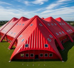 Tent1-6039 Giant Red Dome Inflatable Tent