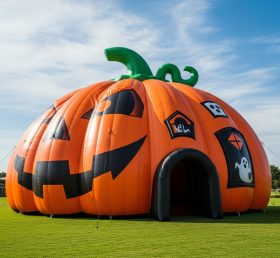 Tent1-6059 Halloween Pumpkin Theme Infla...