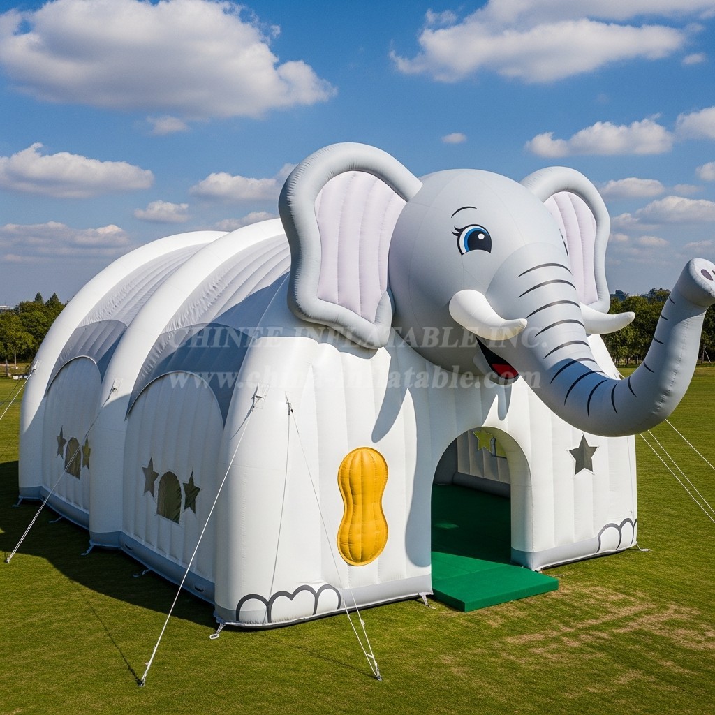 Tent1-6117 Elephant Circus Inflatable Tent