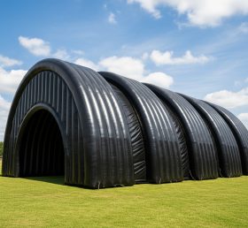 Tent1-6145 Black Tunnel Inflatable Tent