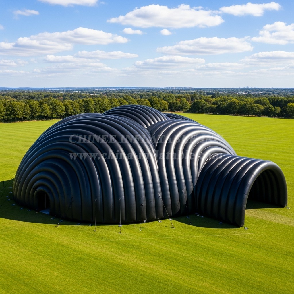 Tent1-6244 Black Dome Inflatable Dome Tent