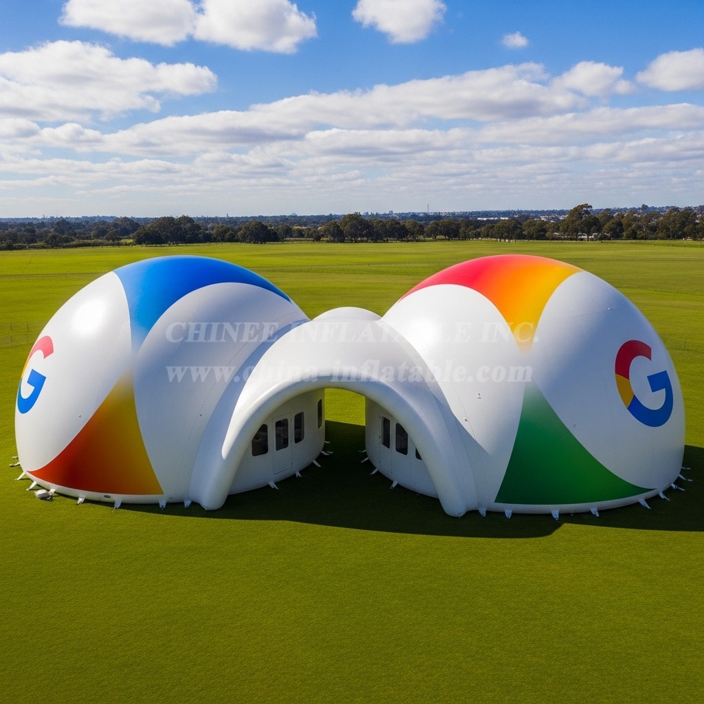 Tent1-6309 Google Colors Inflatable Dome