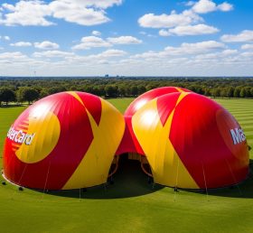Tent1-6333 Mastercard Inflatable Dome