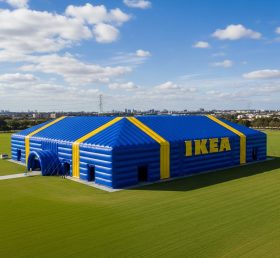 Tent1-6379 Blue Yellow Inflatable Cuboid...