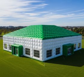 Tent1-6416 Green White Inflatable Event ...
