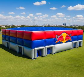 Tent1-6506 Red Bull Inflatable Cuboid Te...