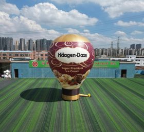 B3-21AY Pallone pubblicitario gonfiabile Häagen Dazs