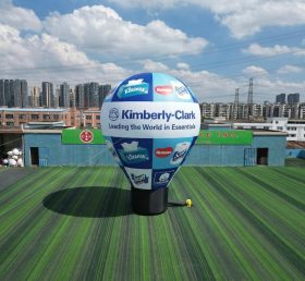 B3-21BC Pallone Pubblicitario Gonfiabile Kimberly Clark