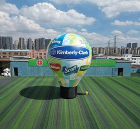 B3-21BD Pallone pubblicitario gonfiabile Kimberly Clark