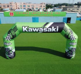 Arch3-131 Arco pubblicitario gonfiabile Kawasaki