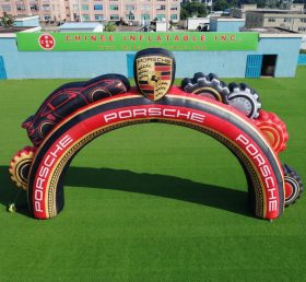 Arch3-157 Arco Pubblicitario Gonfiabile Porsche