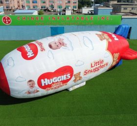 B3-245 Dirigibile Gonfiabile Pubblicitario Gigante Huggies