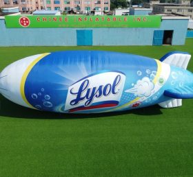 B3-257 Aeronave Gonfiabile Pubblicitaria Gigante Lysol