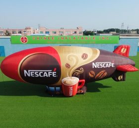 B3-266 Dirigibile Gonfiabile Pubblicitario Gigante Nescafé