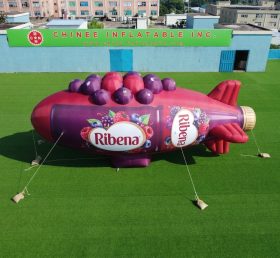 B3-281 Dirigibile Pubblicitario Gonfiabile Gigante Ribena