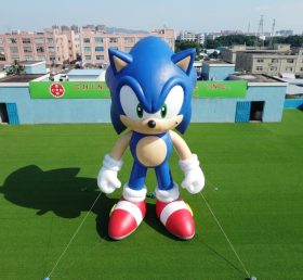 Cartoon3-857 Tema Sonic Gonfiabile Cartone Animato