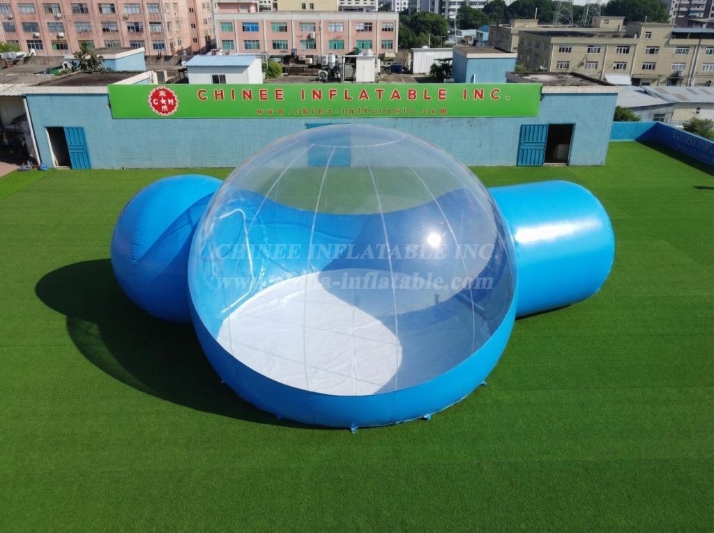 Tent1-5045B Blue Inflatable Bubble Tent