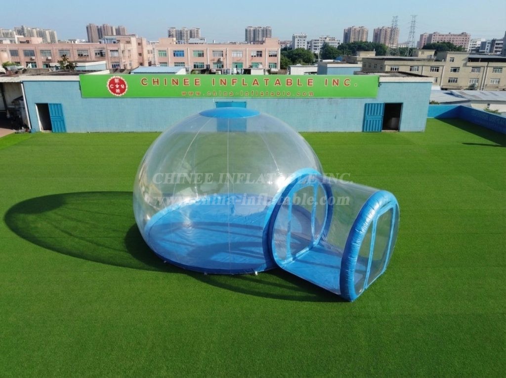 Tent1-5044B Blue Inflatable Bubble Tent