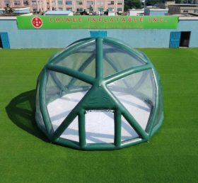 Tent1-5049D Dark Green Spherical Structu...