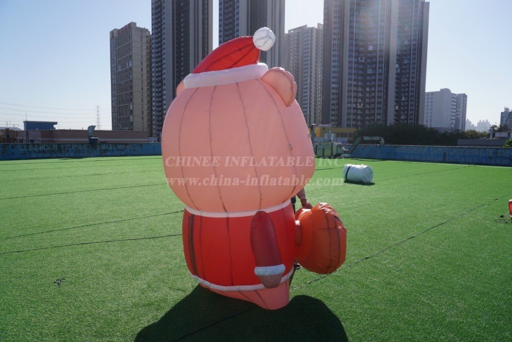 Cartoon2-500 Inflatable Christmas Brown Bear