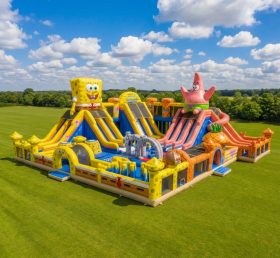 GF2-718B Parco Gonfiabile a Tema SpongeBob SquarePants