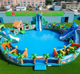 Pool3-840 Lilo & Stitch Theme Pool Water...