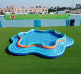 Pool4-030 Irregular Shaped Inflatable Po...