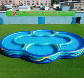Pool4-035 Irregular Shaped Inflatable Po...