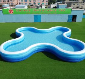 Pool4-043 Irregular Shaped Inflatable Po...
